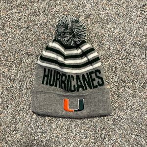 Miami hurricanes beanie